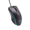 HIPER Genome GM-3 Игровая мышь чёрная (USB, 6 кнопок, 3200 dpi,  RGB подсветка)
