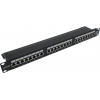 Patch Panel 19" 1U STP 24 port  кат.5e NETLAN <EC-URP-24-SD2>