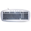 Кл-ра A4-Tech Multimedia Crystal Keyboard KBS-37 <PS/2> 103КЛ+6КЛ М/Мед