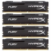 DDR4 DIMM 64Gb PC19200  Kingston HyperX FURY Black CL15 Kit  of 4 HX424C15FB4K4/64