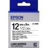 Термотрансферная лента EPSON C53S654023 LK-4WBB (12мм x 9м,  Black  on  White)