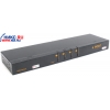 MultiCo <EW-K4004SO> 4-port stackable KVM Switch with OSD Rack Mount 19" (клавиатураPS/2+мышьPS/2+VGA15pin) + б.п.