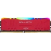 Память Crucial Ballistix RGB Gaming DDR4 Общий объём памяти 32Гб Module capacity 32Гб Количество 1 3200 МГц Множитель частоты шины 16 1.35 В RGB красный BL32G32C16U4RL