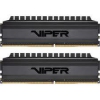 Память PATRIOT Viper 4 Blackout Gaming Общий объём памяти 32Гб Module capacity 16Гб Количество 2 3200 МГц Множитель частоты шины 16 1.35 В черный PVB432G320C6K