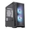 Корпус Cooler Master MasterBox MB311L ARGB Clearance CPU Cooler 166mm/6.54"; Clearance PSU 140mm (HDD cage in backmost position), 325mm (w/o front radiator & HDD cage); Clearance GFX 344mm MiniTower без Б/П MicroATX MiniITX Цвет черный MCB-B311L-KGNN-S01