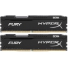 Память Kingston Fury Gaming DDR4 Общий объём памяти 32Гб Module capacity 16Гб Количество 2 3200 МГц Множитель частоты шины 17 1.2 В черный HX432C16FB4K2/32