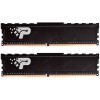 Patriot Signature Line <PSP416G2400KH1> DDR4 DIMM 16Gb KIT  2*8Gb  <PC4-19200>  CL17
