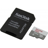 SanDisk Ultra <SDSQUNR-128G-GN6TA> microSDXC Memory Card 128Gb UHS-I U1 +  microSD-->  SD  Adapter