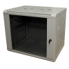5bites <TC6401-09G> Шкаф настенный телекоммуникационный серый 9U  600x450, дверь стекло-металл