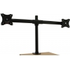 ArmMedia <LCD-T42 Black> настольный кронштейн для 2 мониторов  (VESA75/100, 15-32", 2x10кг)