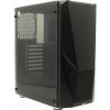 Miditower Aerocool <Zauron Saturn FRGB-G-BK-v1> Black ATX без  БП,  с  окном