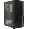 Miditower Aerocool <Mecha-G-BK-v2> Black ATX без БП,  с окном