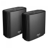 Бесшовный Mesh роутер Asus ZenWiFi CT8 (B-2-PK) AC3000  10/100/1000BASE-TX черный