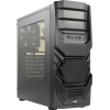 Miditower Aerocool <Cyclops Black> Black ATX Без  БП, с окном