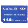 SanDisk Memory Stick PRO DUO MagicGate 4Gb + Memory Stick DUO Adapter