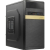 Minitower  Exegate <BAA-105U> Black MicroATX 400W  (24+4пин) <EX286839RUS>
