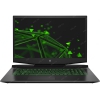 Ноутбук HP Pavilion Gaming  17-cd1013ur, 1A8P6EA, черный/зеленый
