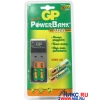 Зарядное уст-во GP <GPPB28GS210-U2> Mini AA PowerBank (NiMh, AA) +AAx2шт. аккум.