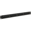Patch Panel 19" 1U UTP 24 port кат.5e NETLAN <UEC-URP-24-UD2> разъём KRONE&110  (dual IDC)