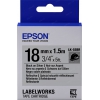 Epson C53S655016 Epson Tape - LK-5SBR  Blk/Silver 18/1,5