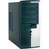 Miditower <5005487> Step Prestige Domino Silver-Black  ATX  300W (24+4пин)