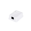 Розетка 1 порт накладная (UTP, RJ45, Кат.6, белая) ATCOM (AT0251)