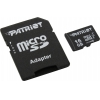 Patriot <PSF16GMCSDHC10> microSDHC 16Gb UHS-I U1  + microSD-->SD Adapter
