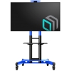 ONKRON TS1551 BLUE Мобильная стойка  на 1  ТВ/ 40-70" синяя