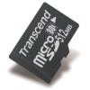 Transcend <TS512MUSD80> microSecureDigital (microSD) Memory Card 512Mb 80x + microSD-->SD Adapter